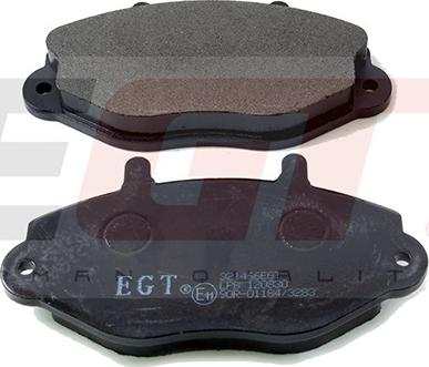 EGT 321466EGT - Комплект спирачно феродо, дискови спирачки vvparts.bg