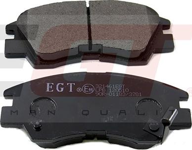 EGT 321461EGT - Комплект спирачно феродо, дискови спирачки vvparts.bg