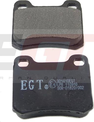 EGT 321410EGT - Комплект спирачно феродо, дискови спирачки vvparts.bg