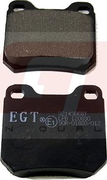 EGT 321438EGT - Комплект спирачно феродо, дискови спирачки vvparts.bg