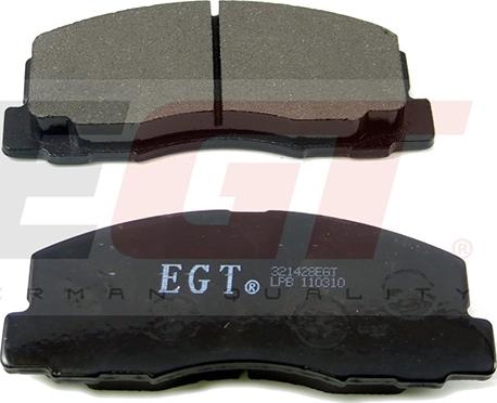 EGT 321428EGT - Комплект спирачно феродо, дискови спирачки vvparts.bg