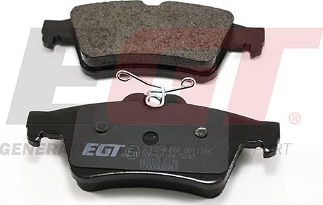 EGT 321564cEGT - Комплект спирачно феродо, дискови спирачки vvparts.bg