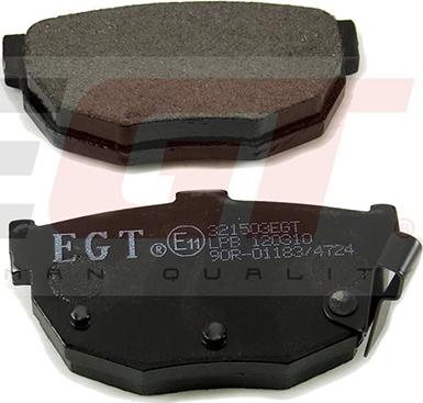 EGT 321503EGT - Комплект спирачно феродо, дискови спирачки vvparts.bg