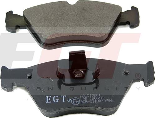 EGT 321513EGT - Комплект спирачно феродо, дискови спирачки vvparts.bg