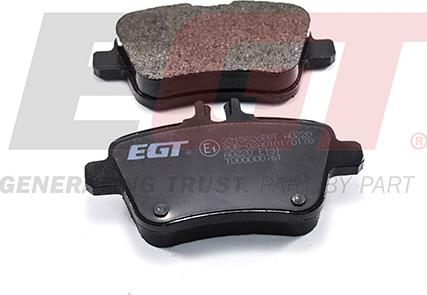 EGT 321582cEGT - Комплект спирачно феродо, дискови спирачки vvparts.bg