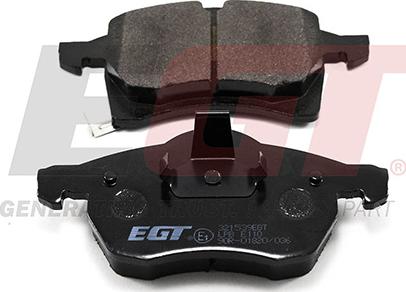 EGT 321539EGT - Комплект спирачно феродо, дискови спирачки vvparts.bg