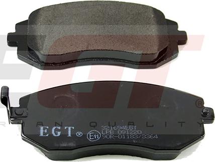 EGT 321694EGT - Комплект спирачно феродо, дискови спирачки vvparts.bg