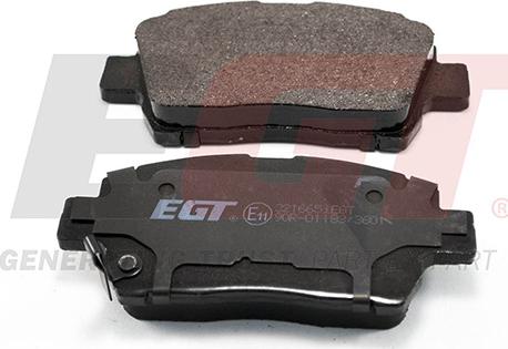 EGT 321665iEGT - Комплект спирачно феродо, дискови спирачки vvparts.bg