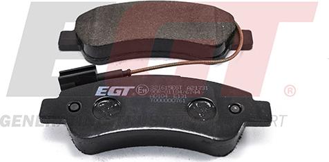 EGT 321615EGT - Комплект спирачно феродо, дискови спирачки vvparts.bg