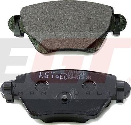 EGT 321688EGT - Комплект спирачно феродо, дискови спирачки vvparts.bg