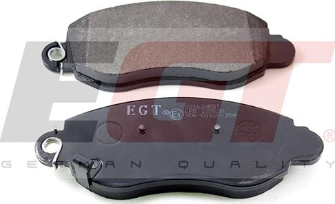 EGT 321634EGT - Комплект спирачно феродо, дискови спирачки vvparts.bg