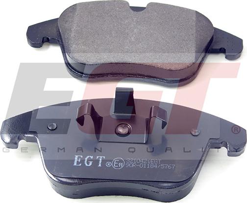EGT 321042iEGT - Комплект спирачно феродо, дискови спирачки vvparts.bg