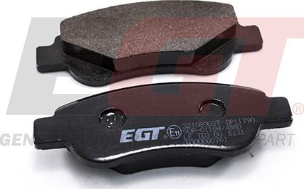 EGT 321089EGT - Комплект спирачно феродо, дискови спирачки vvparts.bg