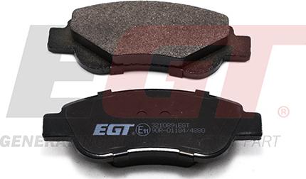 EGT 321089iEGT - Комплект спирачно феродо, дискови спирачки vvparts.bg