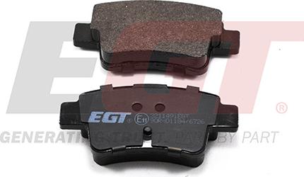 EGT 321149iEGT - Комплект спирачно феродо, дискови спирачки vvparts.bg