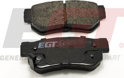 EGT 321841cEGT - Комплект спирачно феродо, дискови спирачки vvparts.bg