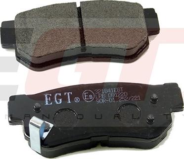 EGT 321841EGT - Комплект спирачно феродо, дискови спирачки vvparts.bg
