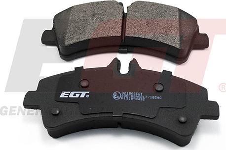 EGT 321866EGT - Комплект спирачно феродо, дискови спирачки vvparts.bg