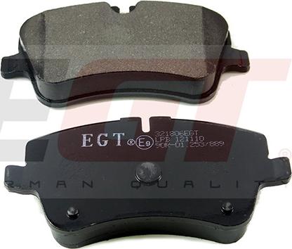 EGT 321806EGT - Комплект спирачно феродо, дискови спирачки vvparts.bg