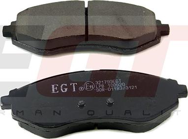 EGT 321799EGT - Комплект спирачно феродо, дискови спирачки vvparts.bg