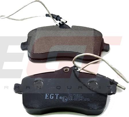 EGT 321753EGT - Комплект спирачно феродо, дискови спирачки vvparts.bg