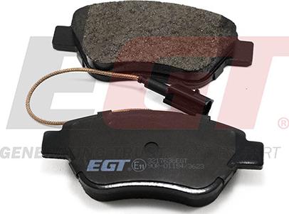 EGT 321763cEGT - Комплект спирачно феродо, дискови спирачки vvparts.bg