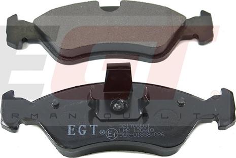 EGT 321706EGT - Комплект спирачно феродо, дискови спирачки vvparts.bg