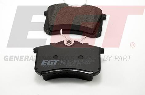 EGT 321710cEGT - Комплект спирачно феродо, дискови спирачки vvparts.bg