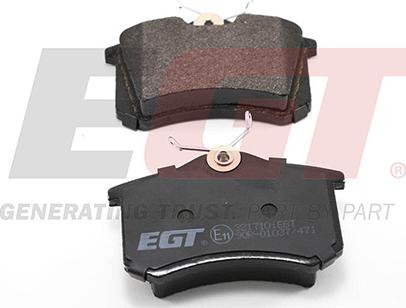 EGT 321710iEGT - Комплект спирачно феродо, дискови спирачки vvparts.bg