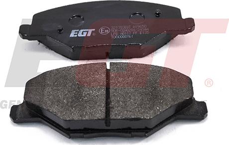 EGT 321783EGT - Комплект спирачно феродо, дискови спирачки vvparts.bg