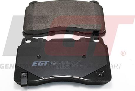 EGT 321787IEGT - Комплект спирачно феродо, дискови спирачки vvparts.bg