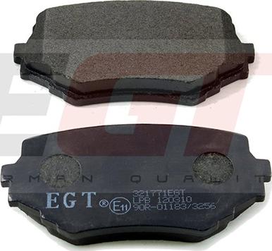 EGT 321771EGT - Комплект спирачно феродо, дискови спирачки vvparts.bg