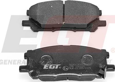 EGT 322015EGT - Комплект спирачно феродо, дискови спирачки vvparts.bg