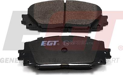 EGT 322085iEGT - Комплект спирачно феродо, дискови спирачки vvparts.bg