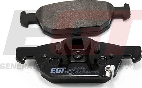 EGT 322075EGT - Комплект спирачно феродо, дискови спирачки vvparts.bg
