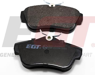 EGT 322115iEGT - Комплект спирачно феродо, дискови спирачки vvparts.bg