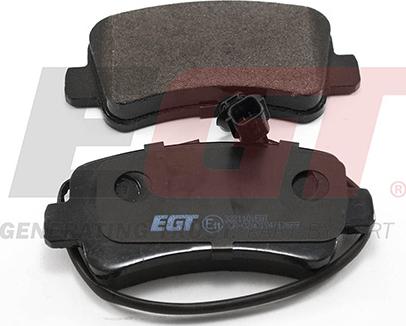 EGT 322110iEGT - Комплект спирачно феродо, дискови спирачки vvparts.bg
