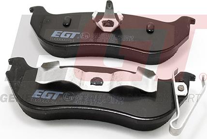 EGT 322188iEGT - Комплект спирачно феродо, дискови спирачки vvparts.bg