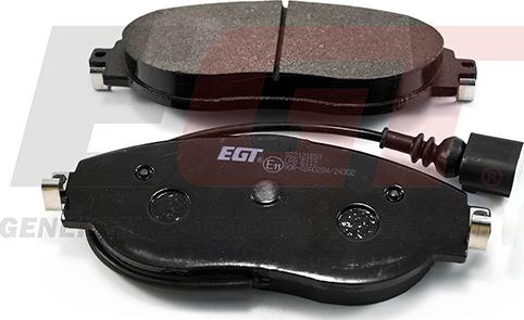 EGT 322121EGT - Комплект спирачно феродо, дискови спирачки vvparts.bg