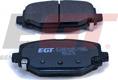 EGT 322214iEGT - Комплект спирачно феродо, дискови спирачки vvparts.bg