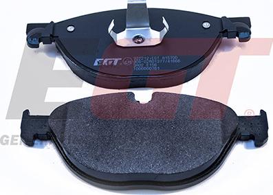 EGT 322212iEGT - Комплект спирачно феродо, дискови спирачки vvparts.bg
