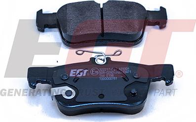 EGT 322217iEGT - Комплект спирачно феродо, дискови спирачки vvparts.bg