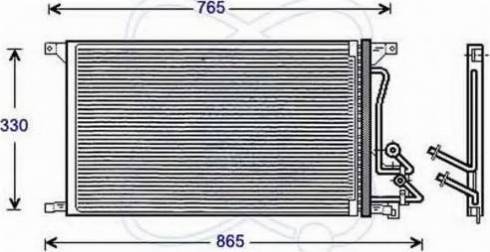 EACLIMA 30G0026 - Кондензатор, климатизация vvparts.bg