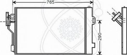 EACLIMA 30M0057 - Кондензатор, климатизация vvparts.bg