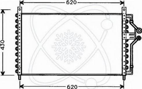 EACLIMA 30O0019 - Кондензатор, климатизация vvparts.bg