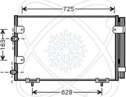 EACLIMA 30T0033 - Кондензатор, климатизация vvparts.bg