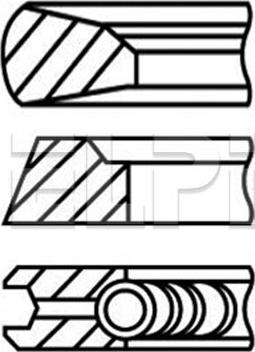 ELPI LP182 3332 STD - Комплект сегменти vvparts.bg