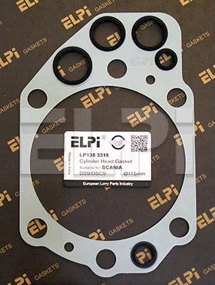 ELPI LP135 3315 - Гарнитура, цилиндрова глава vvparts.bg