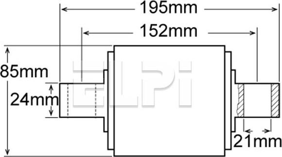 ELPI LP205 3043 - Ремонтен комплект, надлъжна кормилна щанга vvparts.bg