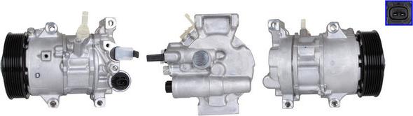 Elstock 51-1050 - Компресор, климатизация vvparts.bg